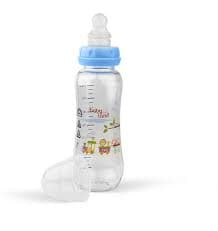شیشه شیر کلاسیک طلقی ارتودنسی اندازه 240 میل مناسب 6 تا 18 ماه بی بی لند babyland کد 305 — تصویر ۲