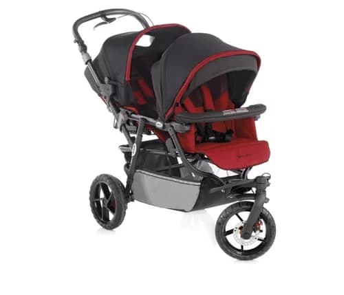 کالسکه دوقلو جین قرمز و مشکی JANE Twin Stroller PowerTwin — تصویر ۸