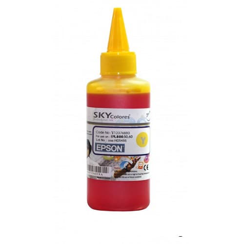 جوهر 100ml اسکای مشکی اپسون Sky 100ml ink Black Epson — تصویر ۴