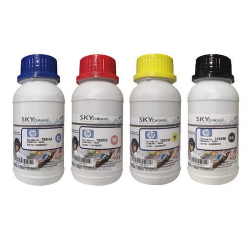 ست جوهر 200ml اسکای رنگی اچ پی Set Sky 200ml ink Color Hp — تصویر ۲
