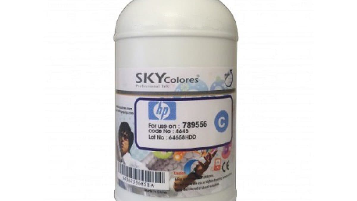 جوهر 200ml اسکای آبی اچ پی Sky 200ml ink Cyan Hp — تصویر ۵