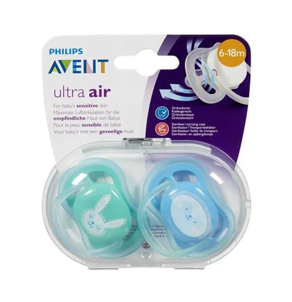 پستانک اونت مدل الترا ایر 6-12 بسته 2 عددی avnet ultra air scf 344/23 — تصویر ۱۲