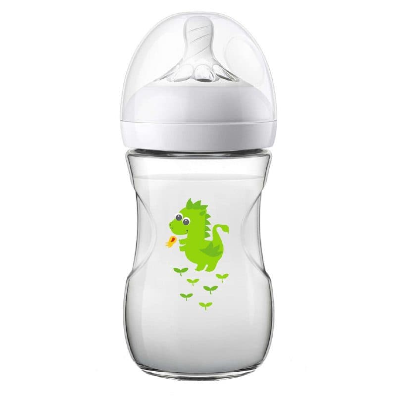 شیشه شیر اونت مدل طرح دار تمساح ظرفیت 260 میلی لیتر Avent