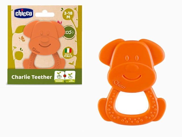 دندان گیر تمام حلقه ای سیلیکونی گیاهی چیکو مدل سگ 010488 chicco — تصویر ۲