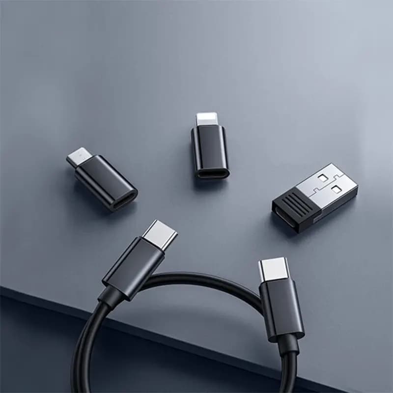 کابل تبدیل USB-C/USB به لایتنینگ/USB-C/MicroUSB مک‌دودو مدل WF-1720 — تصویر ۴