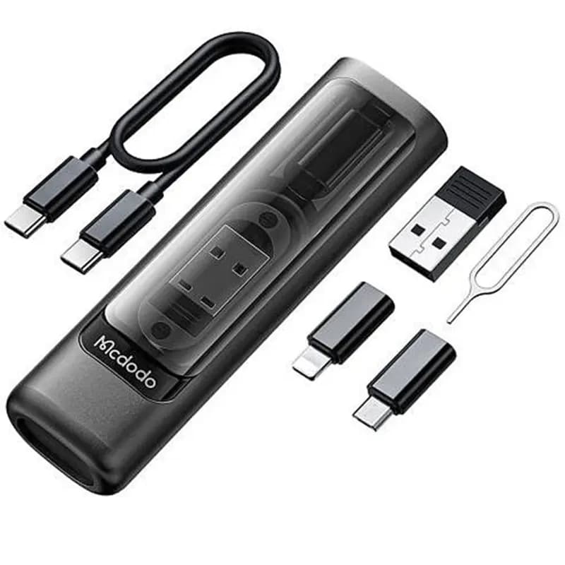 کابل تبدیل USB-C/USB به لایتنینگ/USB-C/MicroUSB مک‌دودو مدل WF-1720 — تصویر ۳