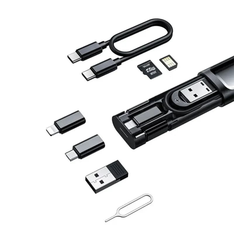 کابل تبدیل USB-C/USB به لایتنینگ/USB-C/MicroUSB مک‌دودو مدل WF-1720 — تصویر ۵
