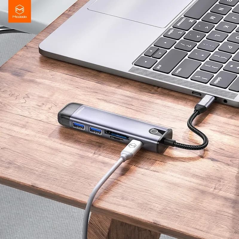 هاب 6 پورت USB-C مک دودو مدل MC-HU-7740 — تصویر ۵