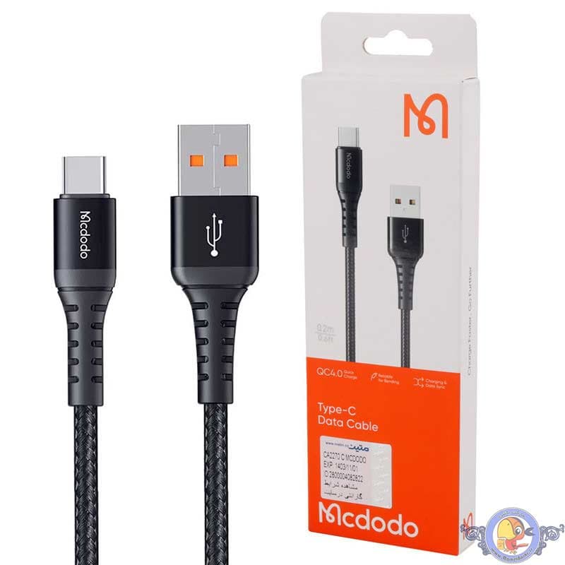 کابل تبدیل USB به USB-C مک دودو مدل CA-2270 طول 0.2 متر — تصویر ۱۰