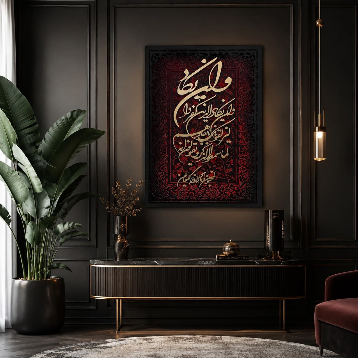 تابلو قرآنی طرح فرش کد 92 — تصویر ۱۰