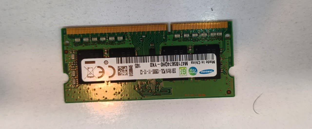 رم لپ تاپ سامسونگ ram samsung 4Gb pc3L-12800S 1600mhz — تصویر ۶