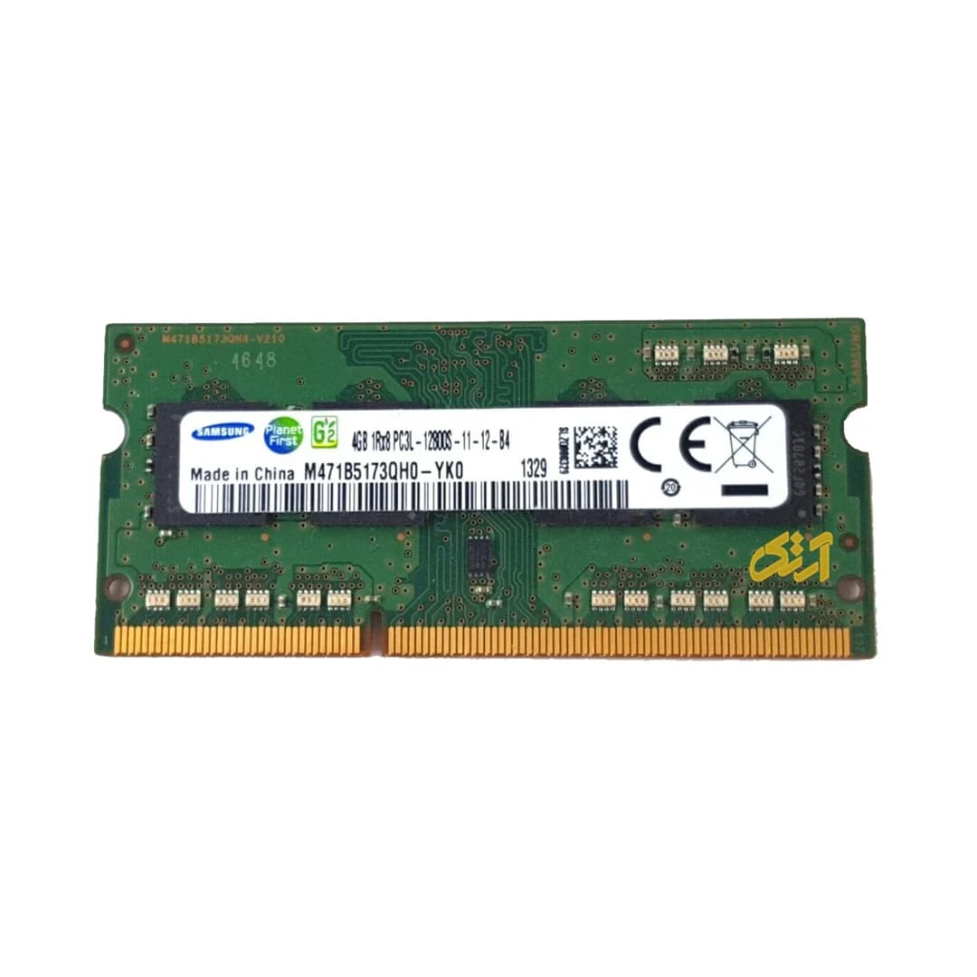 رم لپ تاپ سامسونگ ram samsung 4Gb pc3L-12800S 1600mhz — تصویر ۳