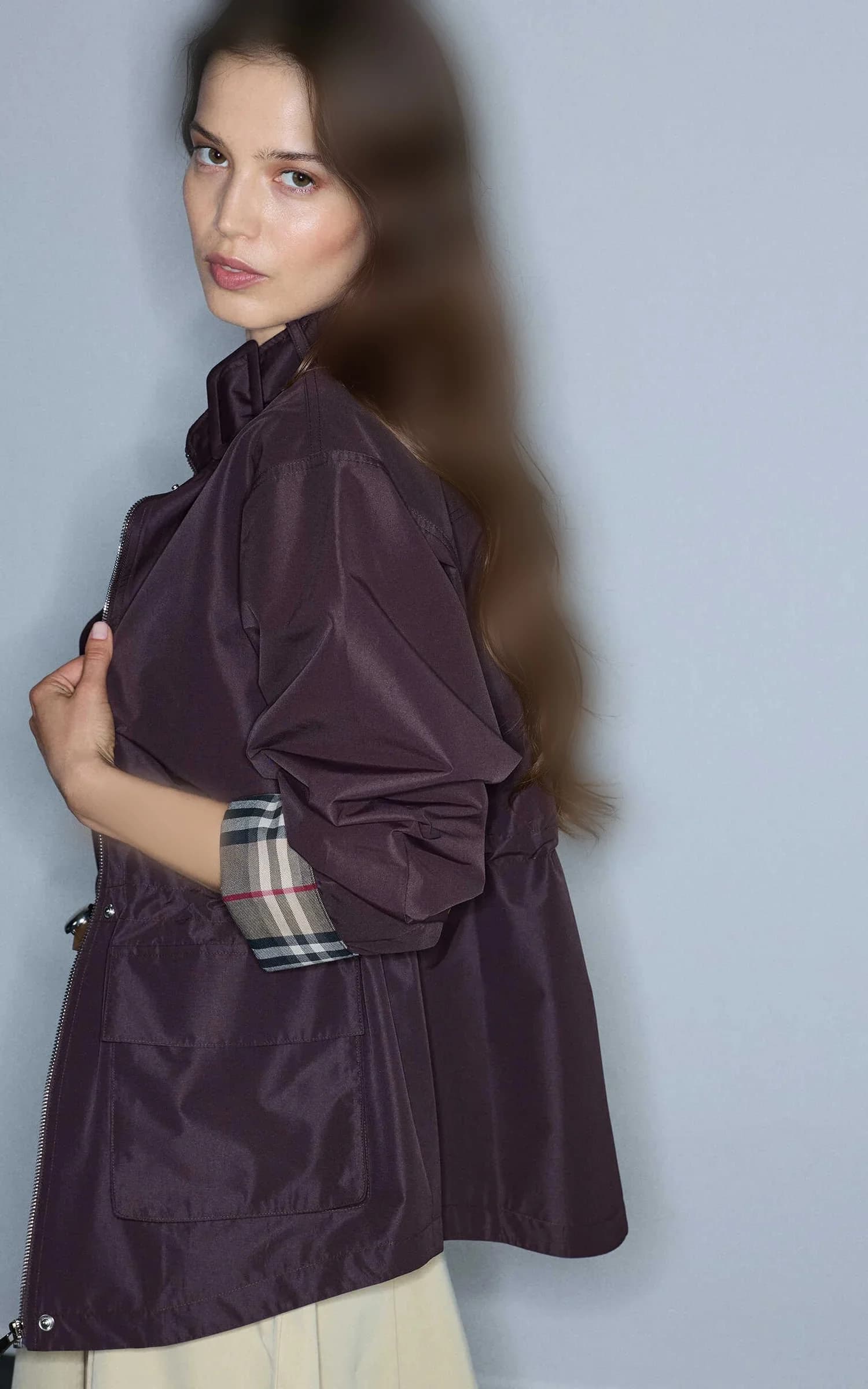 کاپشن زنانه کوتاه یقه ایستاده جیب‌دار IPEKYOL کد IW6260012383 — تصویر ۵