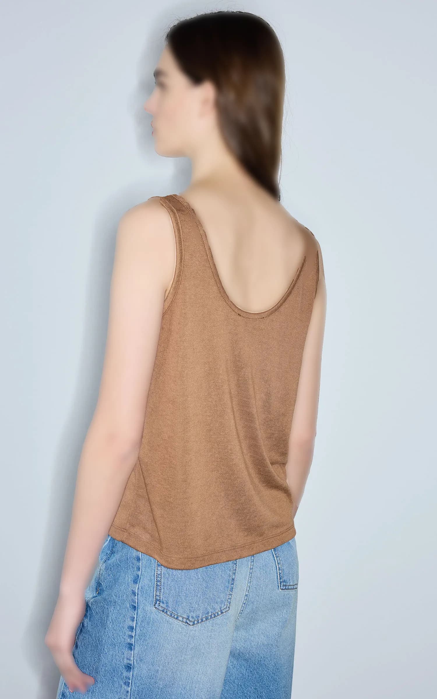 تاپ زنانه ساده یقه گرد IPEKYOL کد IS1260070170 — تصویر ۶
