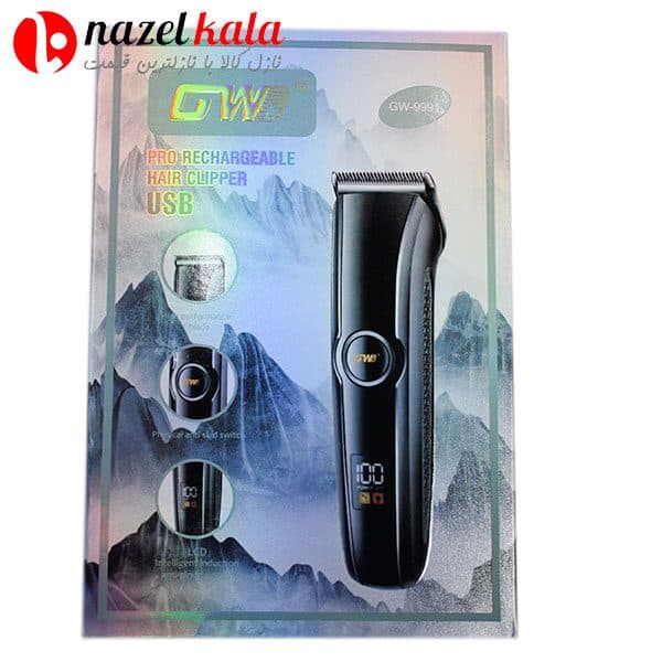 ماشین اصلاح حجم زن و خط زن جی دبلیو مدل GW-9991 — تصویر ۷