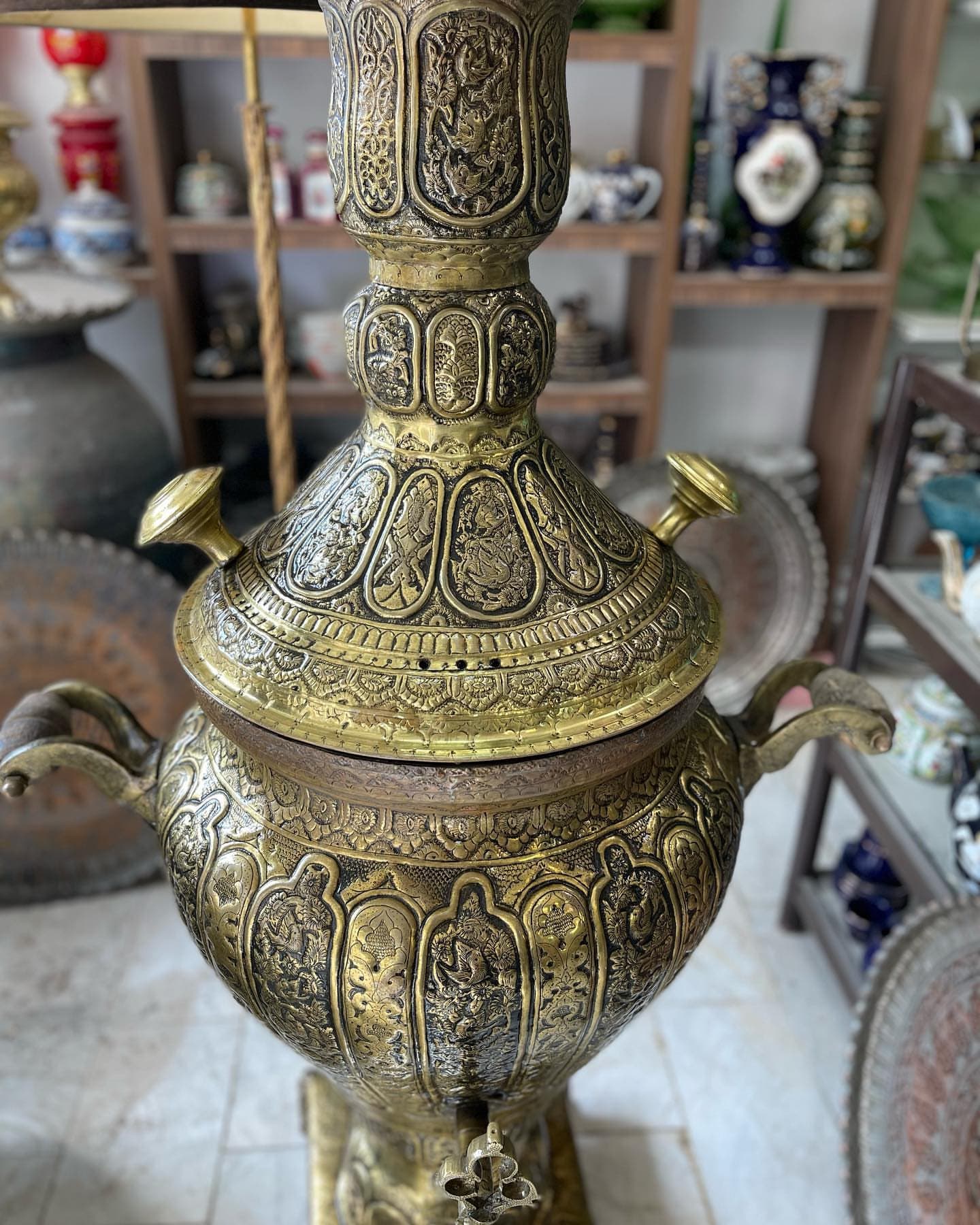 سماور زغالی سلطنتی و کلکسیونی — تصویر ۶