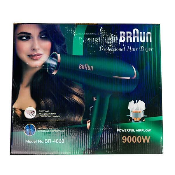 سشوار حرفه ای براون 9000وات مدل 4868 — تصویر ۳
