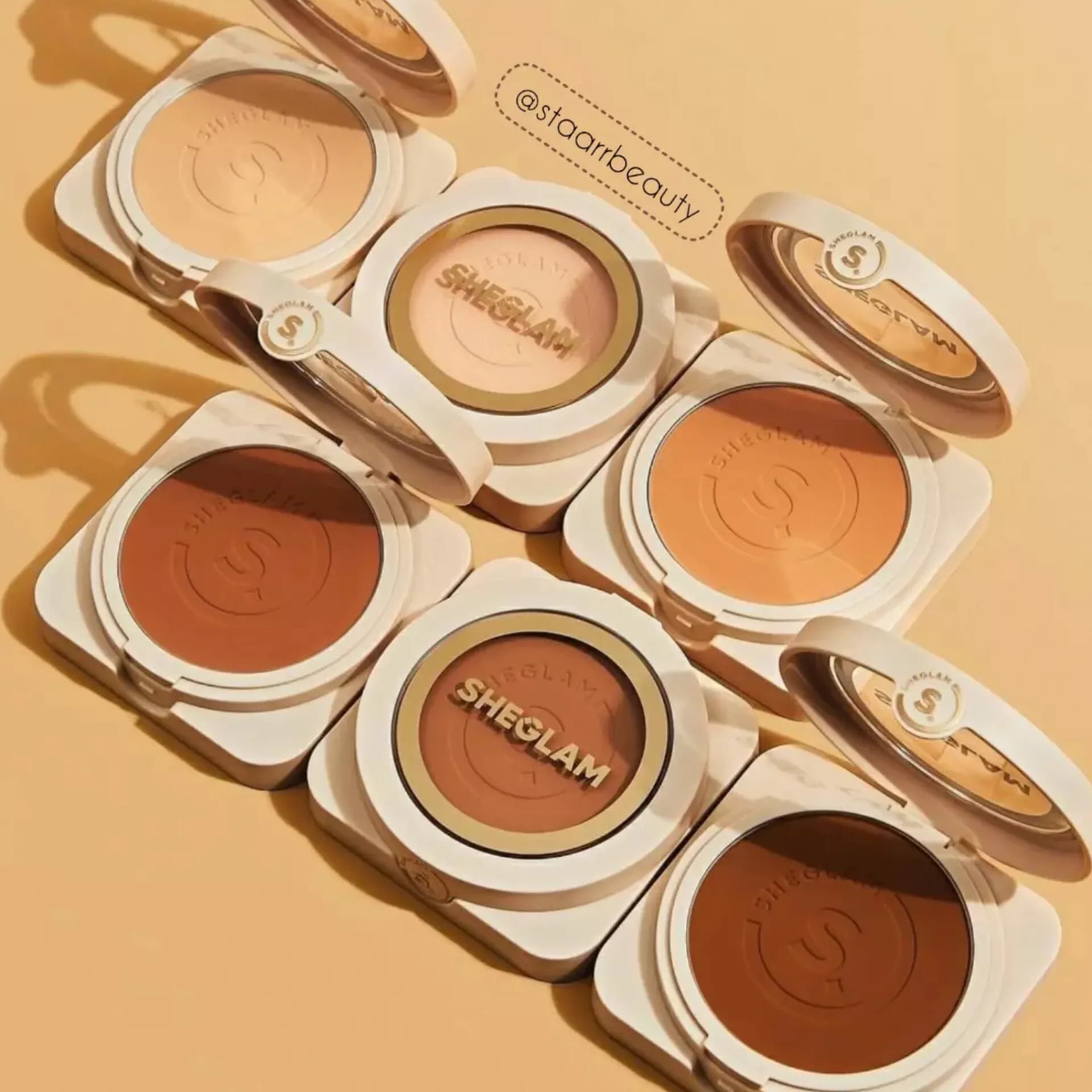 پنکیک شیگلم|Sheglam focus high coverage powder foundation 11g — تصویر ۲