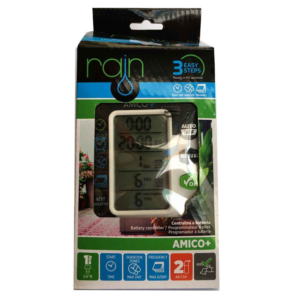 تایمر آبیاری تک خروجی AMICO + ( آمیکو ) ساخت ایتالیا — تصویر ۱۰