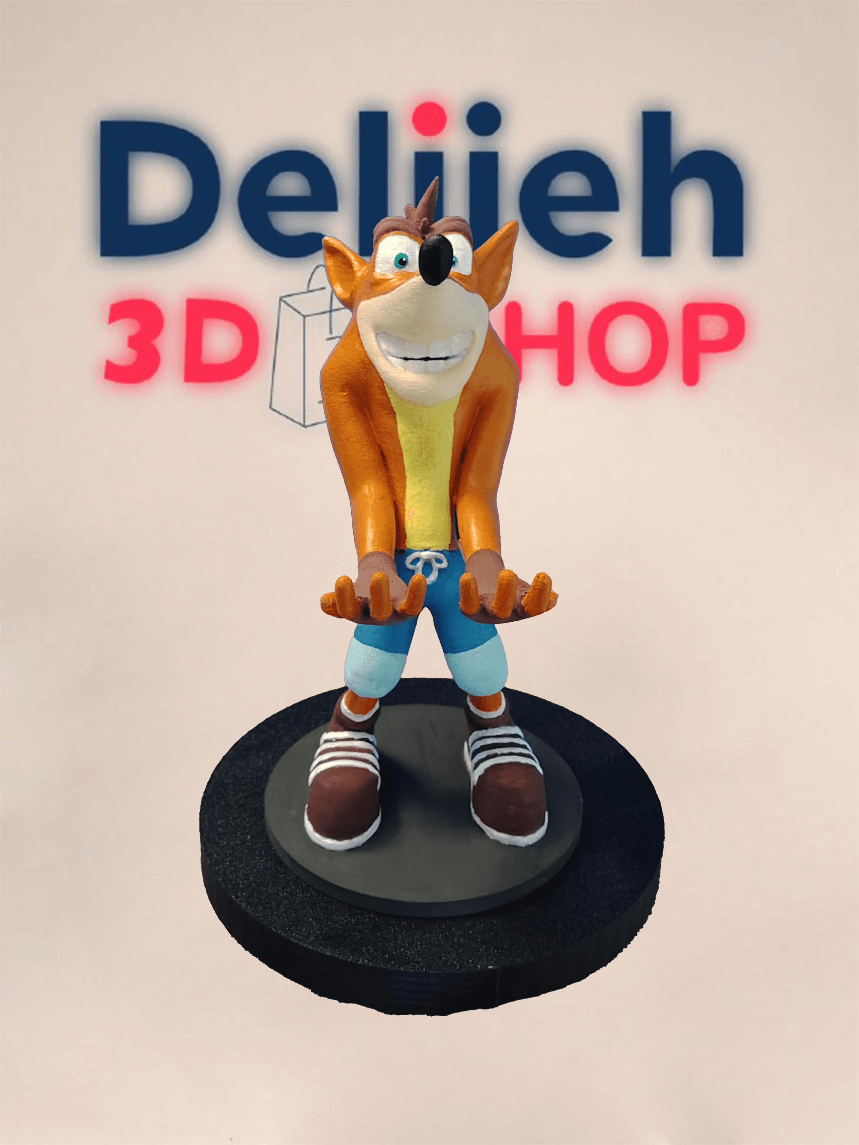 استند دسته PS5 طرح کراش Crash Bandicoot — تصویر ۵
