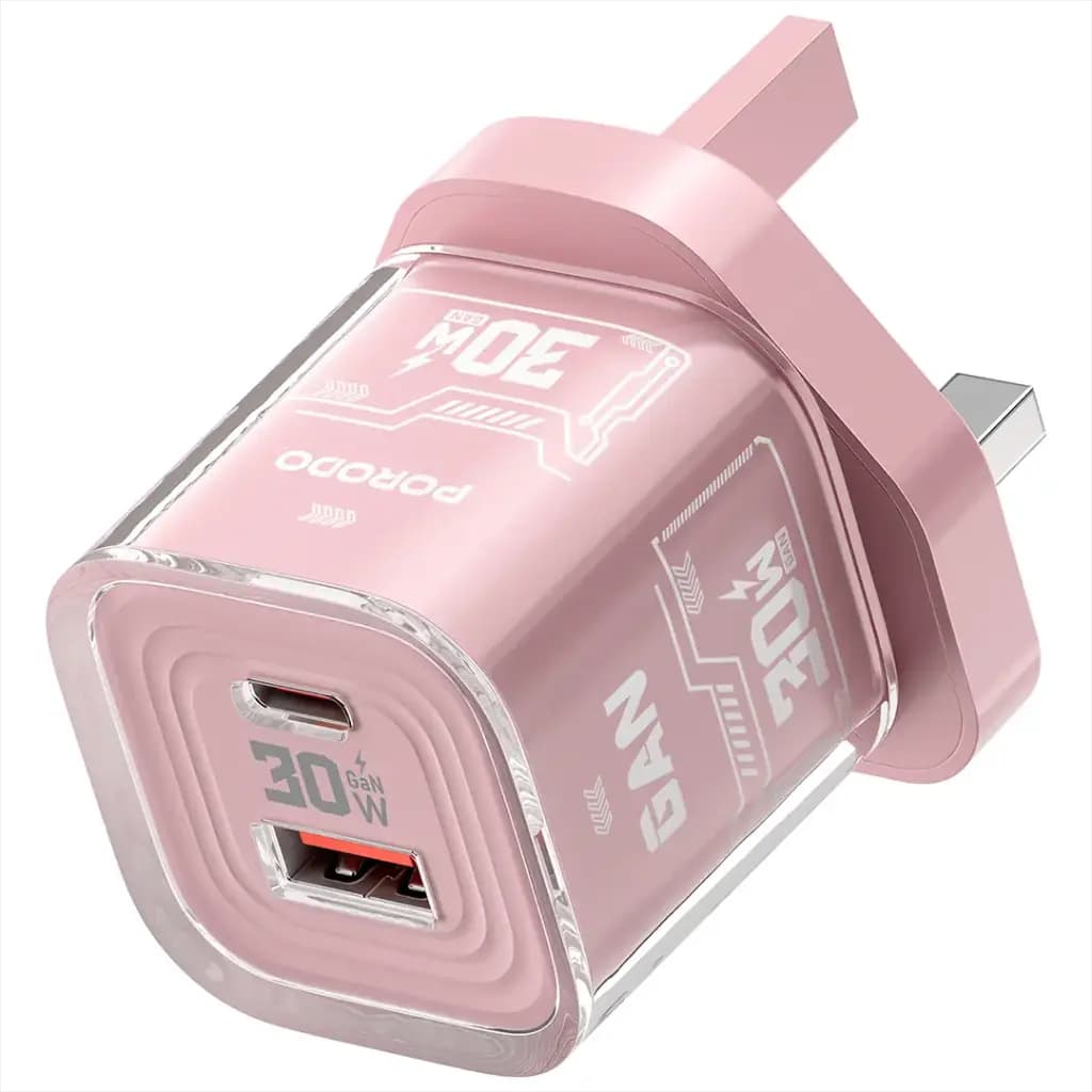 شارژر دیواری 30وات پرودو مدل Tezclarte Dual-Port PDFWCH101 — تصویر ۲