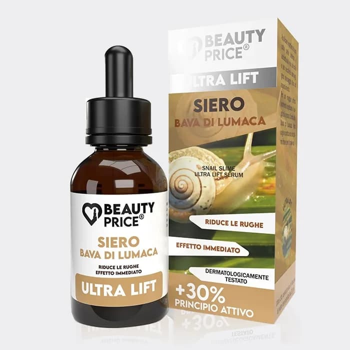 سرم ترمیم کننده و ضد پیری حلزون بیوتی پرایس Beauty Price Snail Ultra Lift Serum 30ml — تصویر ۳