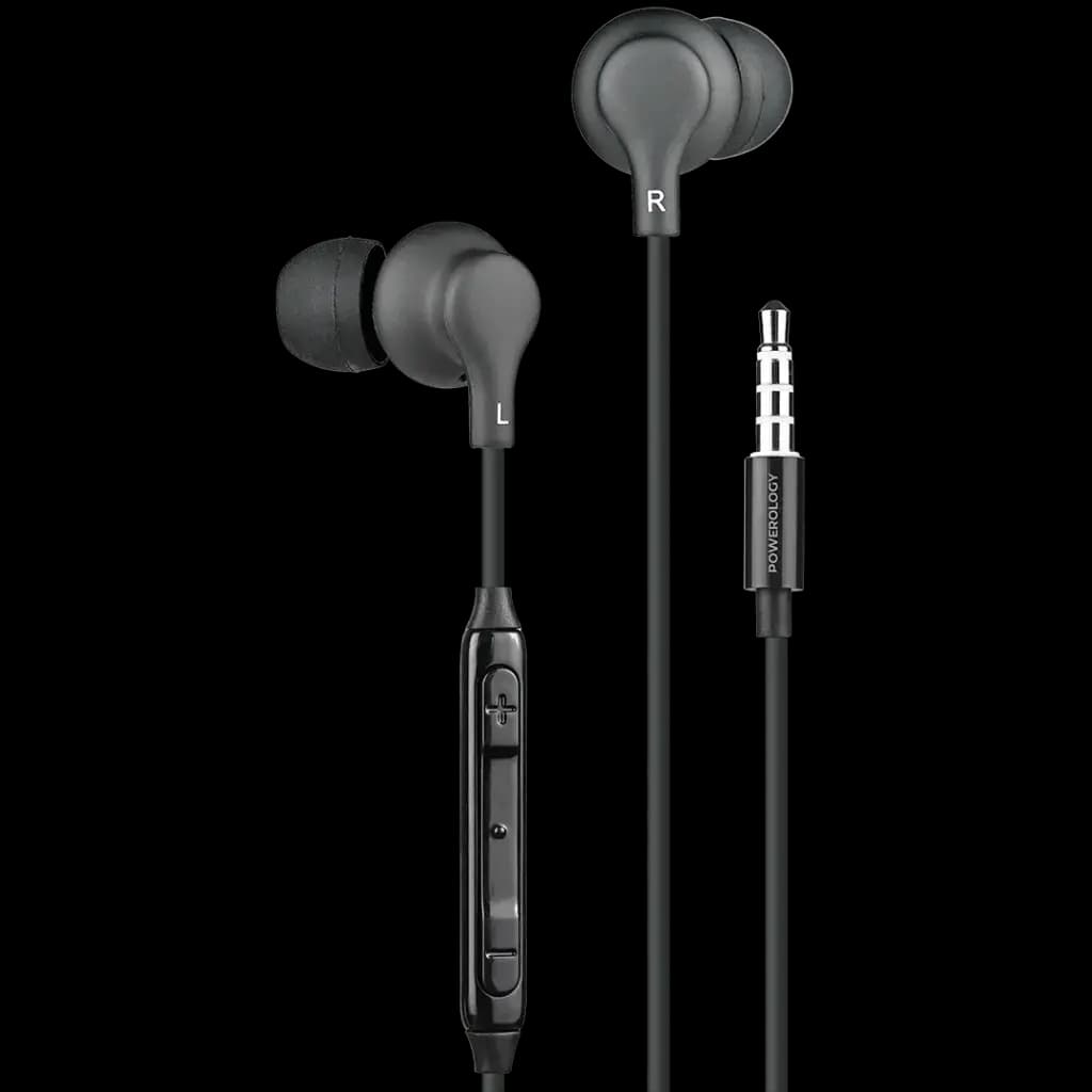 هدفون باسیم پاورولوژی 3.5mm In-Ear Stereo مدل PWEPHR28