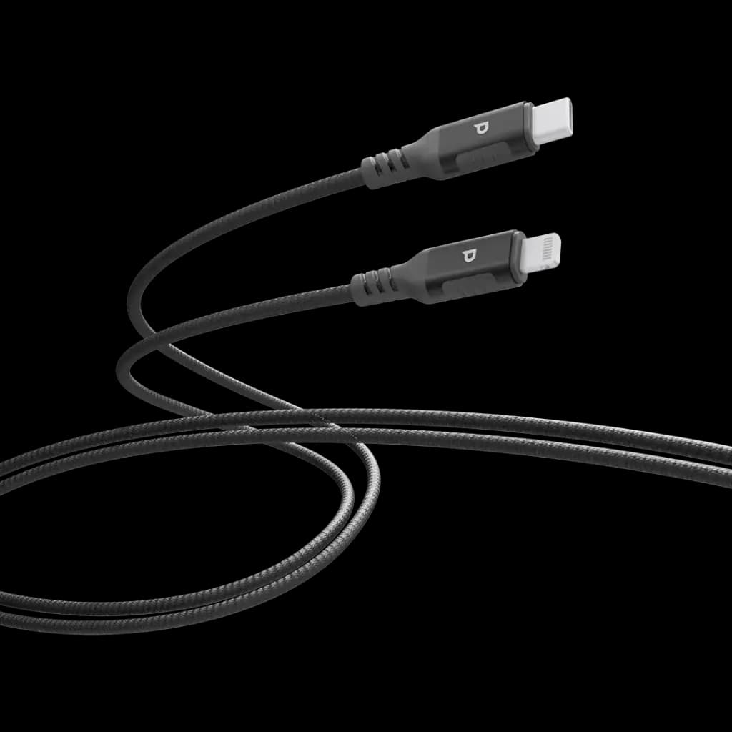 کابل شارژ و دیتا USB-C به Lightning 30W پاورولوژی PC031 مدل PCAB031GY