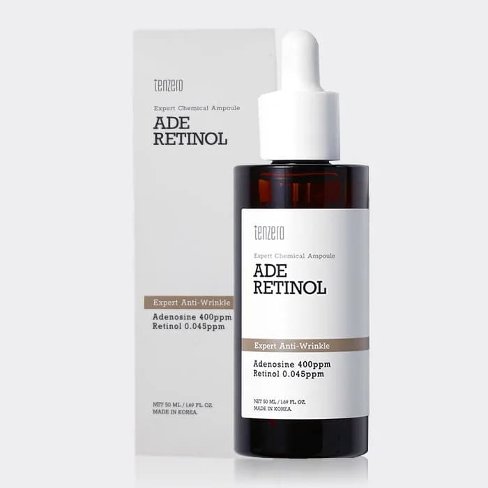 آمپول ضد پیری آدرتینول تن زیرو tenzero Expert Chemical Ampoule Ade Retinol 50ml — تصویر ۵