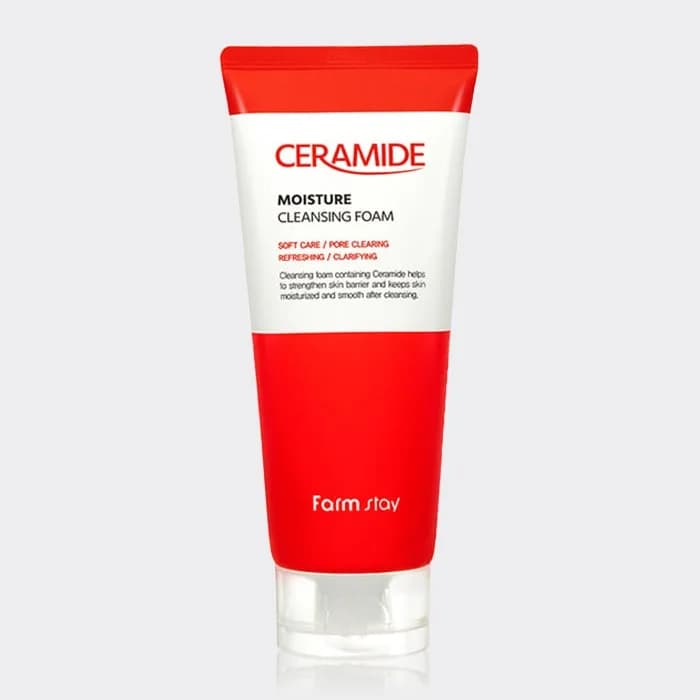 فوم شوینده سرامید فارم استی Farm Stay Ceramide Moisture cleansing Foam 180ml