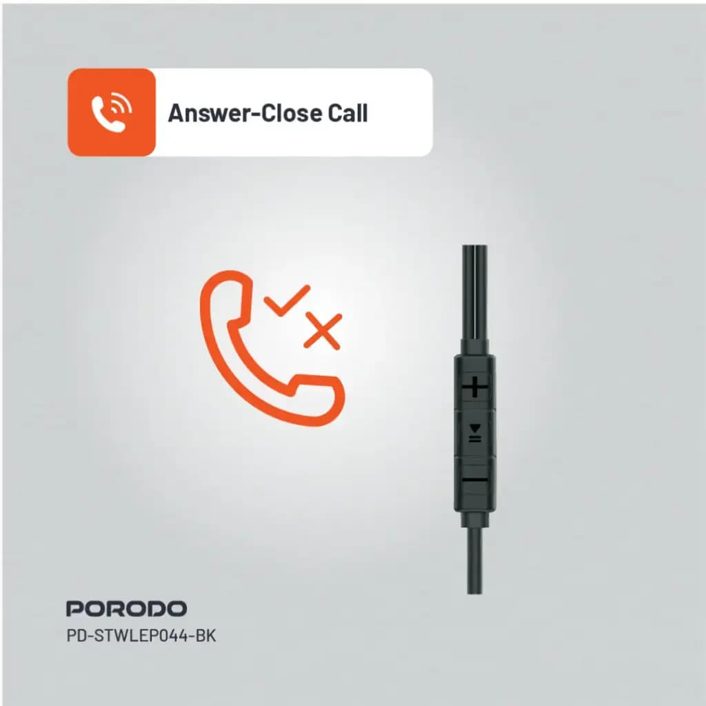 هندزفری سیمی Porodo Soundtec Type-C مدل PD-STWLEP044 — تصویر ۶