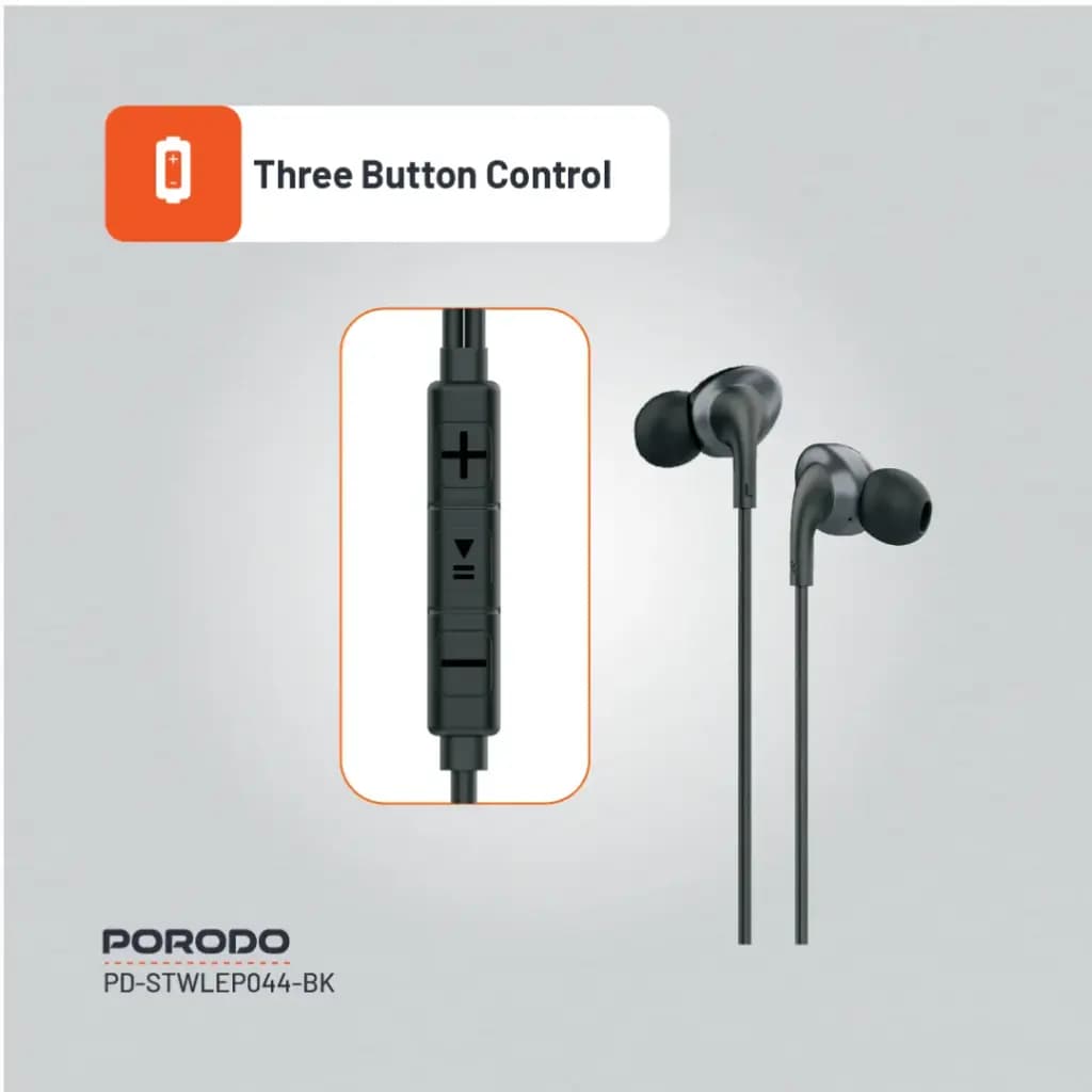 هندزفری استریو تایپ سی Porodo Soundtec مدل PD-STWLEP042 — تصویر ۸