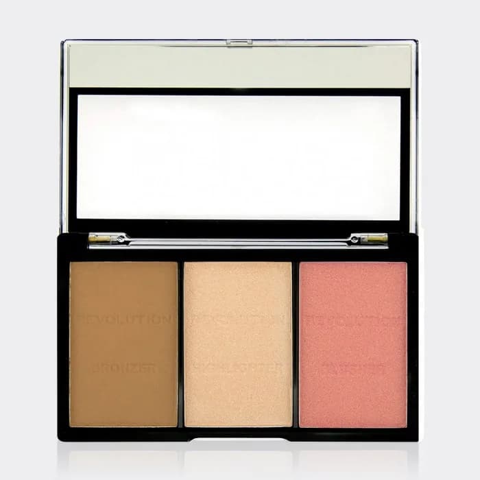 پالت کانتور سه کاره رولوشن مدل Revolution Ultra Sculpt & Contour Kit-Ultra Fair Co1 — تصویر ۳