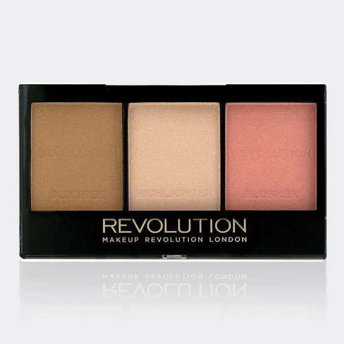 پالت کانتور سه کاره رولوشن مدل Revolution Ultra Sculpt & Contour Kit-Ultra Fair Co1