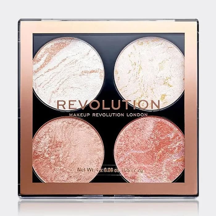 پالت هایلایتر- برنزر رولوشن چک کیت مدل Revolution highlighter and Bronzer Cheek Kit Take A Breather