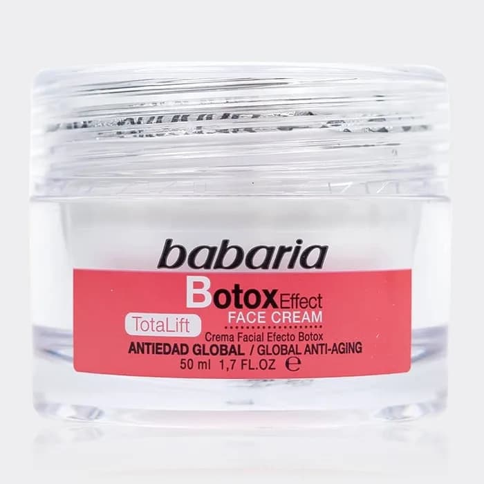 کرم لیفت و بوتاکس باباریا مدل babaria Botox Effect Face Cream 50ml — تصویر ۲