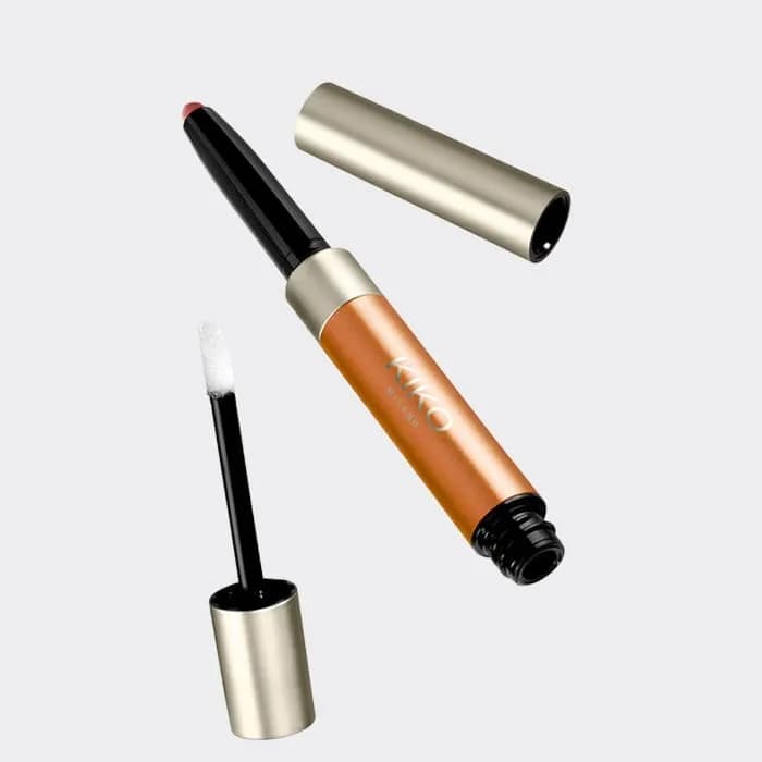 رژ لب مدادی دو سر بالانس کیکو میلانو مدل KIKO Milano Create Your Balance Pen Lipstick & 3D Lip primer — تصویر ۳