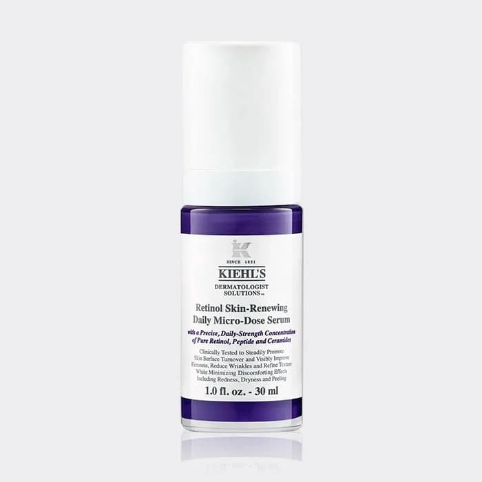 سرم ضد چروک رتینول کیلز مدل Kiehl’s Retinol Skin-Renewing Daily Micro-Dose serum — تصویر ۸