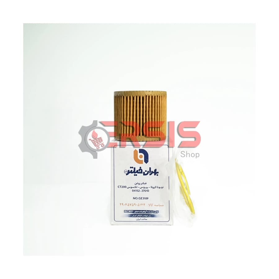 فیلتر روغن بهران مدل GE3109/32 – مناسب تویوتا کرولا پلیمری