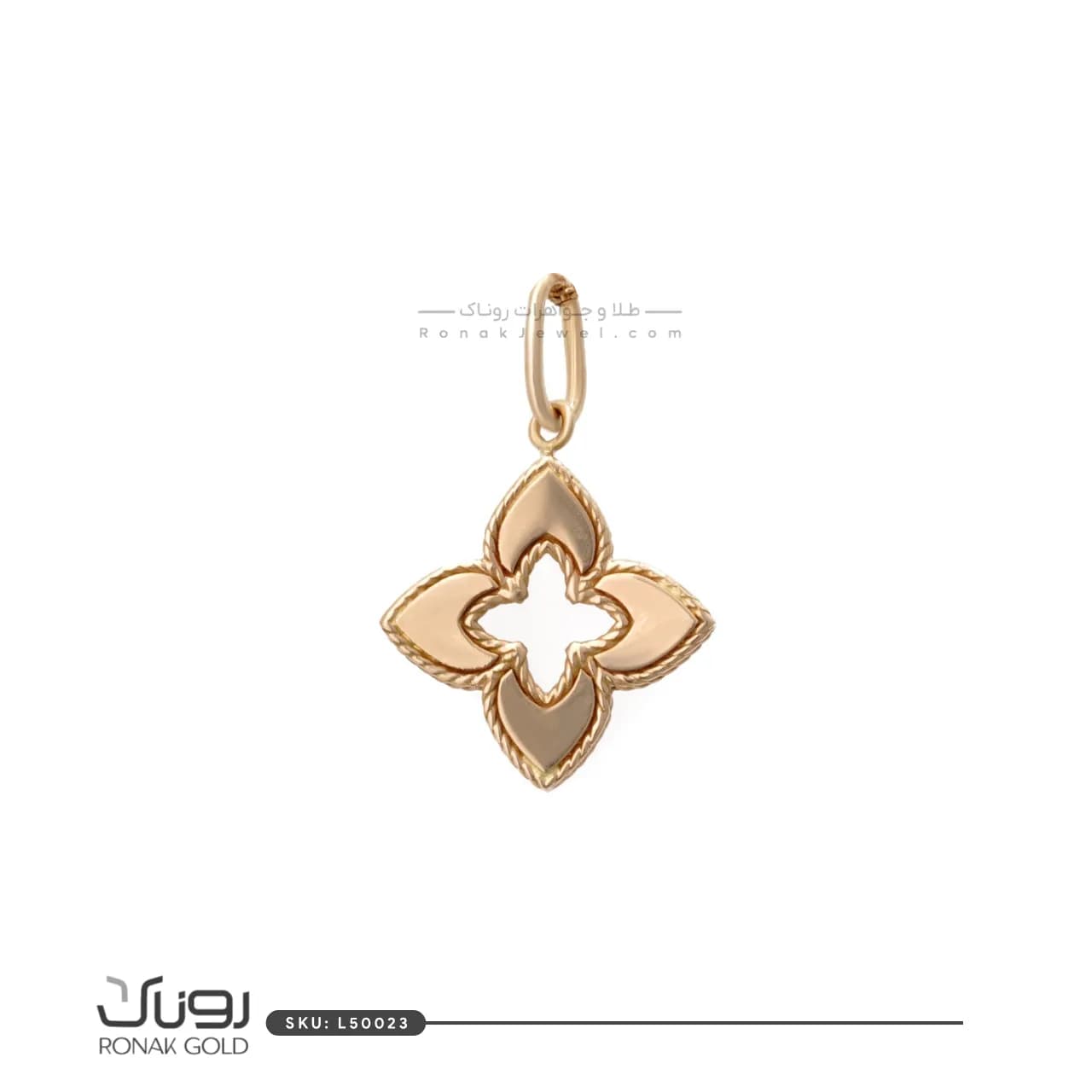 آویز طلای گل — تصویر ۲