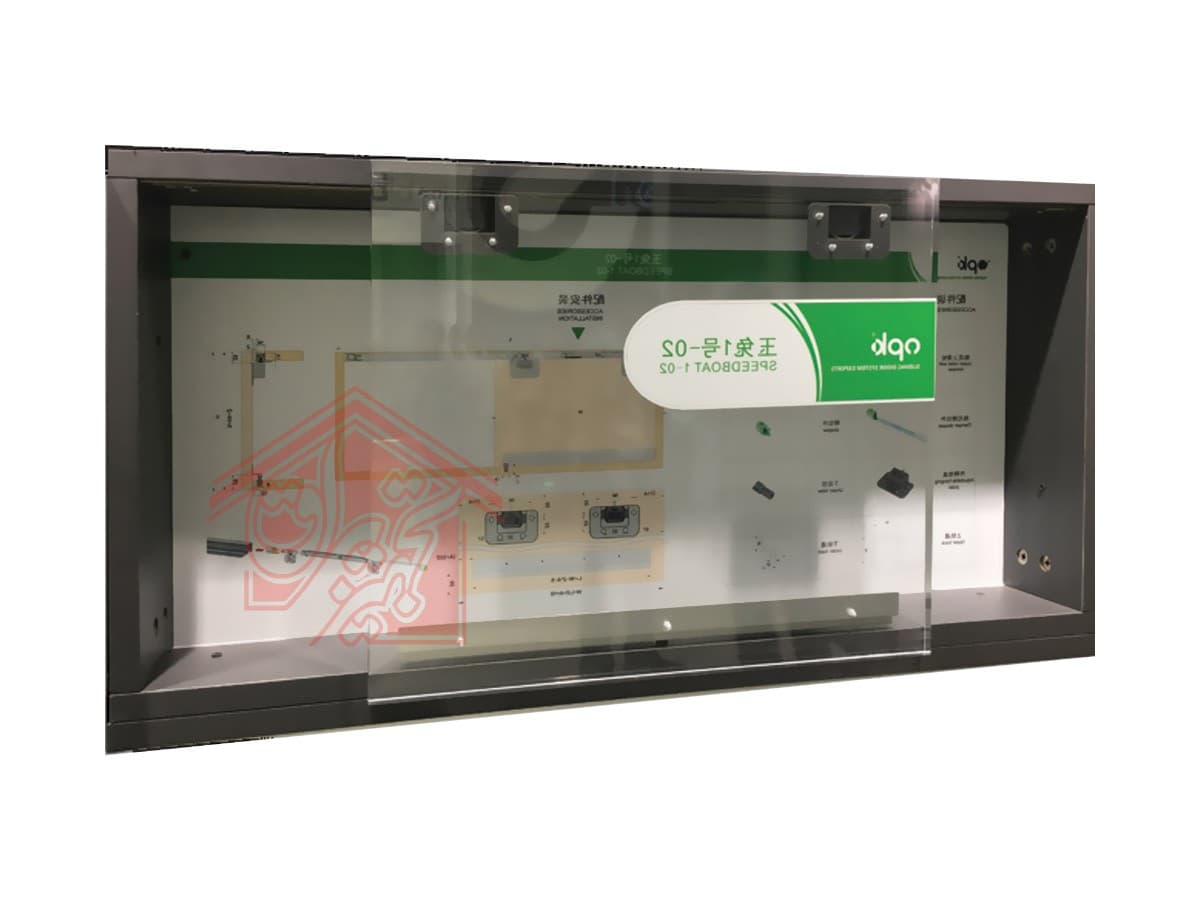 مکانیزم خطـی مخفی تک درب چوبی فانتونی K019