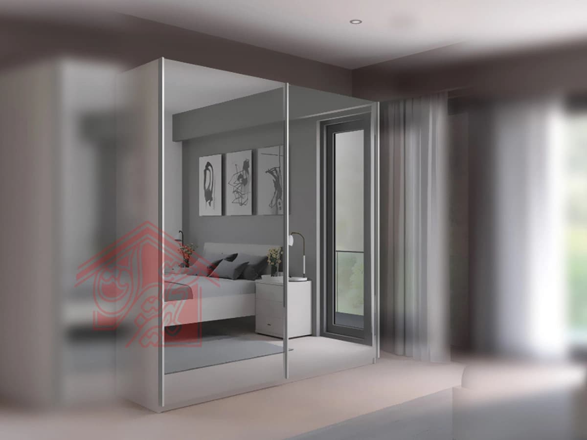 مکانیزم درب ریلی کمد تاپ لاین روکار NL دو درب و سه درب فانتونی K125-K126 — تصویر ۴