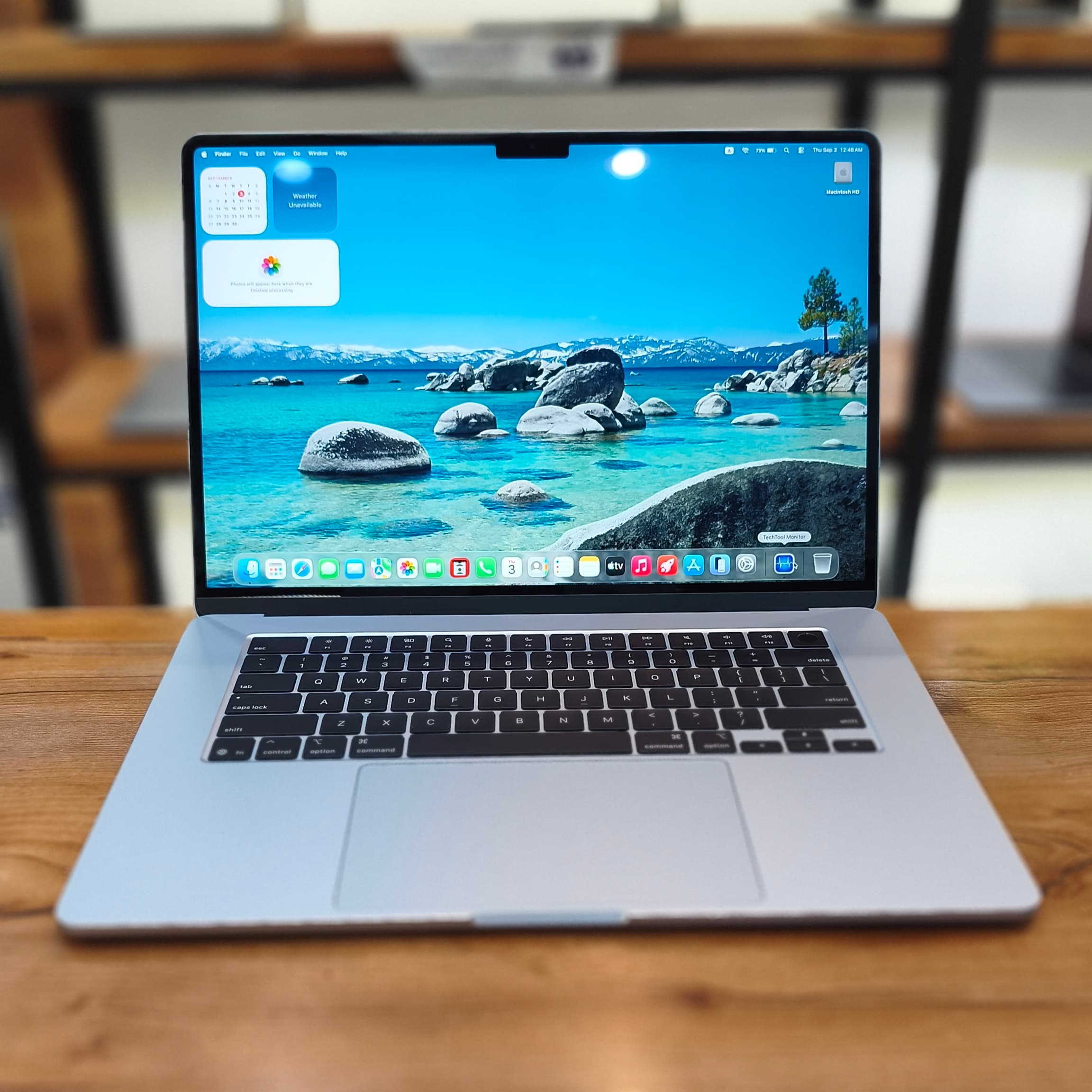 مک بوک ایر M4 مدل 2025 – 16/256 رنگ اسکای بلو سایز 15.3 اینچ درحد نو — تصویر ۸