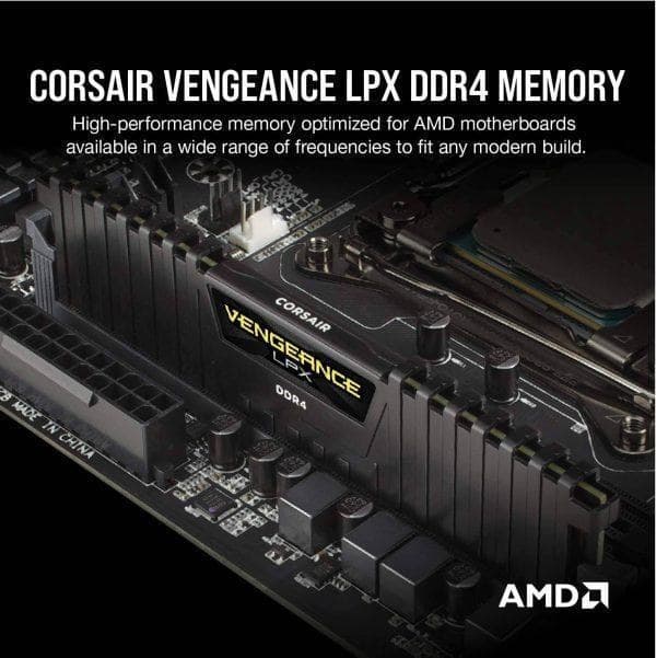 رم DDR4 دسکتاپ 8 گیگابایت 3200Mhz CL16 کورسیر مدل VENGEANCE LPX تک کاناله — تصویر ۶