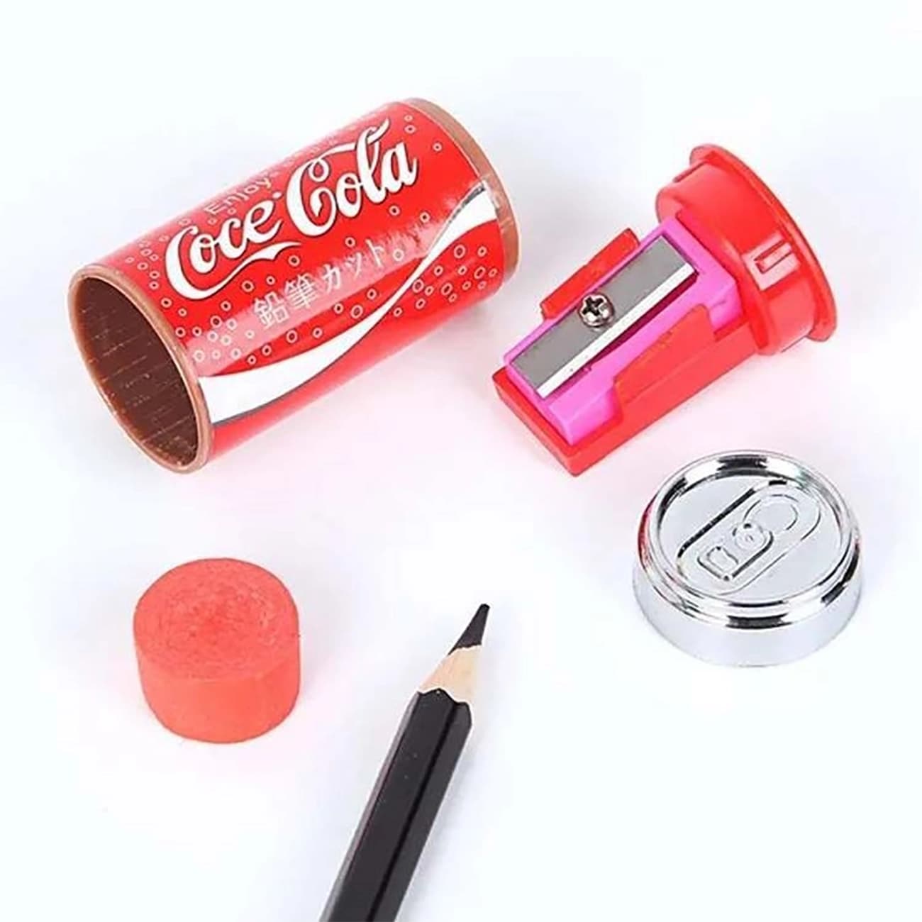 مداد تراش و پاک کن مدل GC-205 با طراحی فانتزی قوطی نوشابه — تصویر ۴