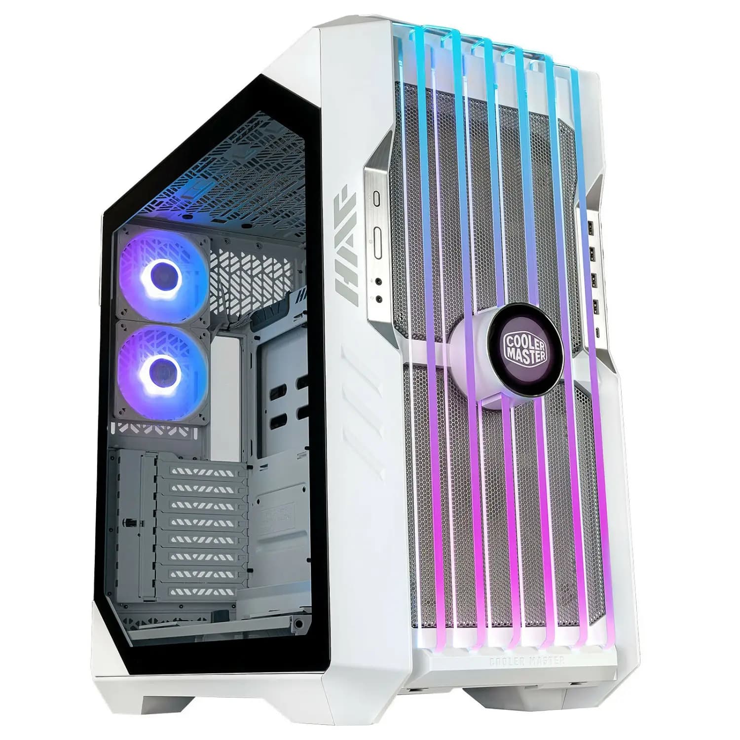 کیس گیمینگ CoolerMaster HAF 700 EVO White | آرکا 90 — تصویر ۲