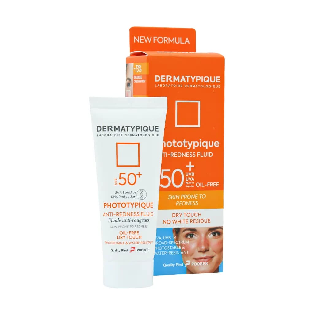 ضد آفتاب بی رنگ پوست قرمز و حساس SPF50 درماتیپیک 40 میلی لیتر — تصویر ۷