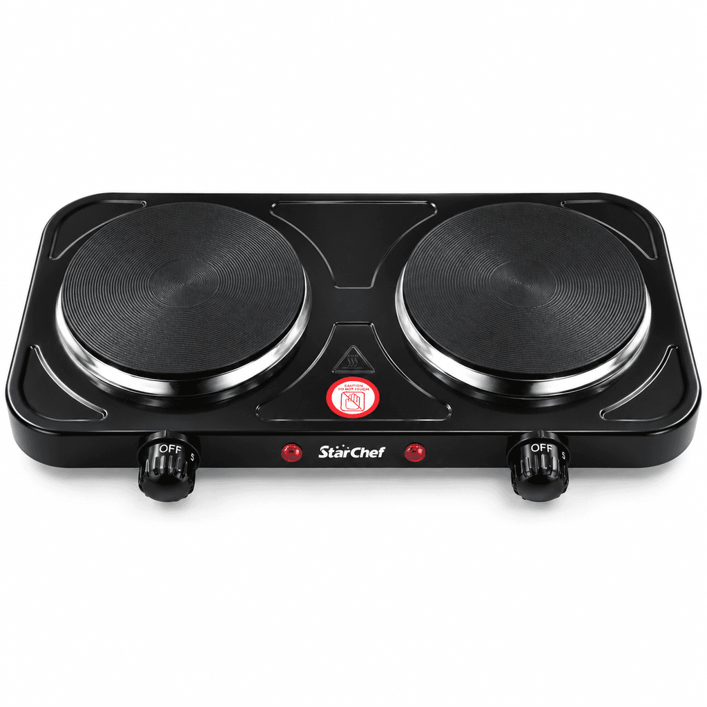 اجاق (هیتر) برقی هات پلیت star chef دوقلو مدل JX-6243A مشکی