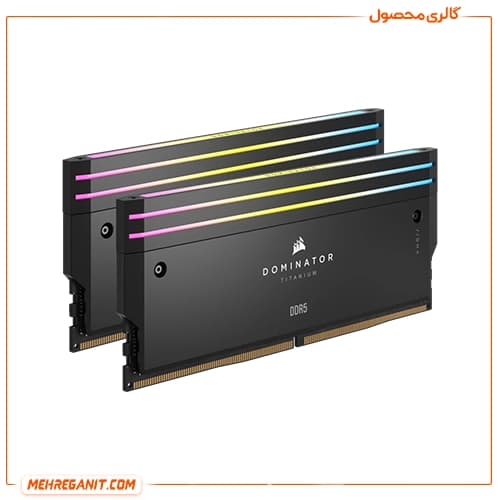 رم دسکتاپ کورسیر Dominator Titanium 48GB Dual 6000MHz DDR5 CL30 مشکی ‌ — تصویر ۷