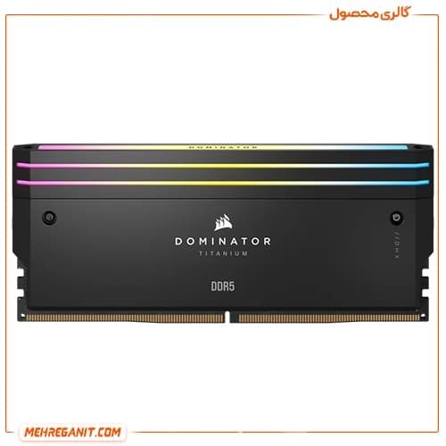 رم دسکتاپ کورسیر Dominator Titanium 48GB Dual 6000MHz DDR5 CL30 مشکی ‌ — تصویر ۵